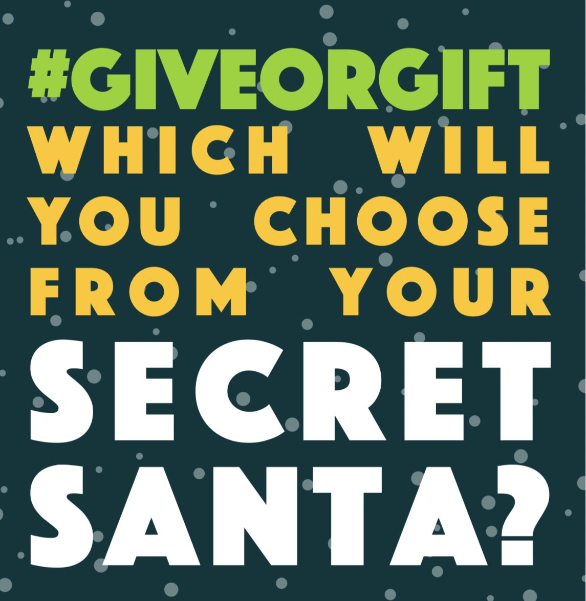 This year we’re coming together as a community to shake up Secret Santa!

If you’d like the thought to really count this year, you can opt for your “Santa” to donate to charity on your behalf instead of getting a gift.

Read more on our website 

ukmoneybloggers.com/giveorgift/