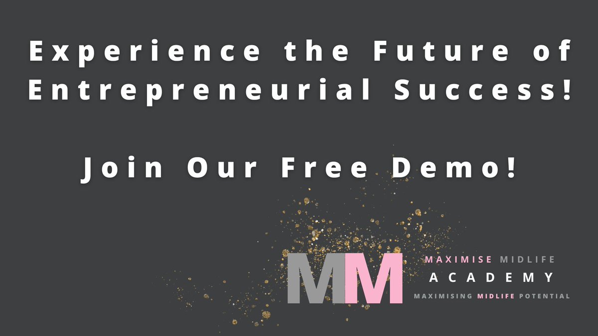 Your small business deserves more than just another group. Find a community that nourishes your health, financial growth, business skills, and mindset. Ready to take the leap? 

Join us today! 🌱📷🧠
maximisemidlifecoaching.com/demo 

#SmallBizTransformation