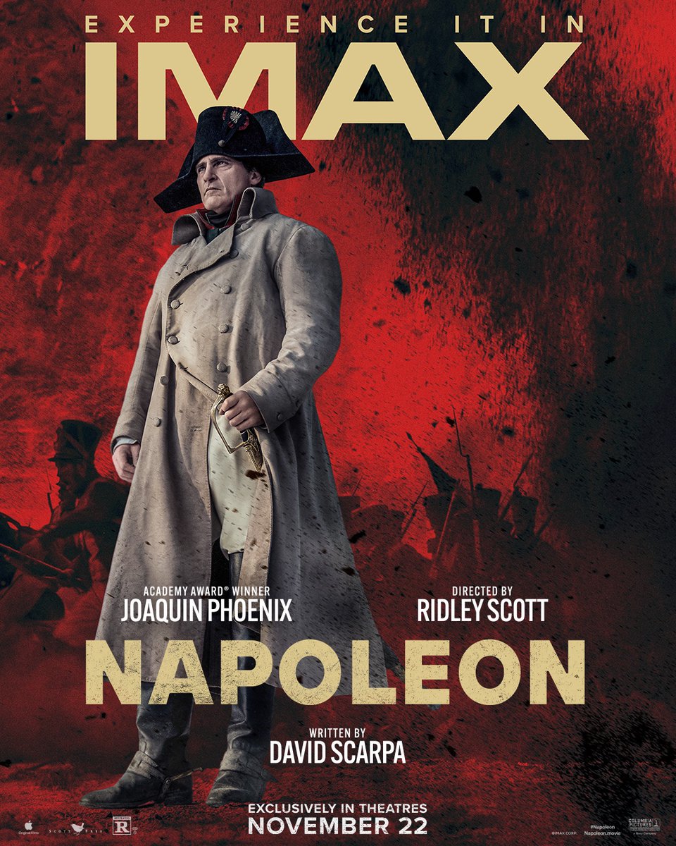 Experience the reign of #Napoleon in IMAX and bear witness to every detail. Starting November 22. Tickets on sale now. imax.com/napoleon