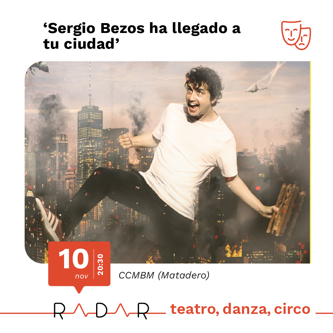 radarhuesca's tweet photo. ¡@sergiobezos ha llegado a la ciudad! 🌃
El humorista aterriza en #HuescaHumor con un nuevo show donde podrás disfrutar de un ecosistema único y bastante descontrolado…😆
🎟 https://t.co/DFKKEFYHtG
🌐 https://t.co/QlVZblvhvr
#radarhuesca #huesca #humor #sergiobezos #monologos https://t.co/L9eUy7TpmZ