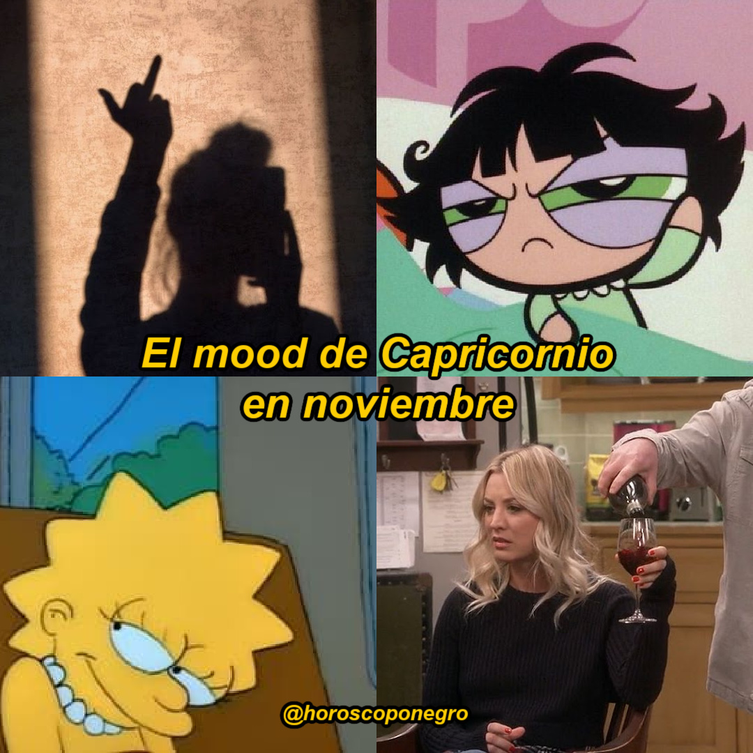 Comenta 🖤 si estás en el mismo mood ✨🔮✨ #capricornio #horoscoponegro