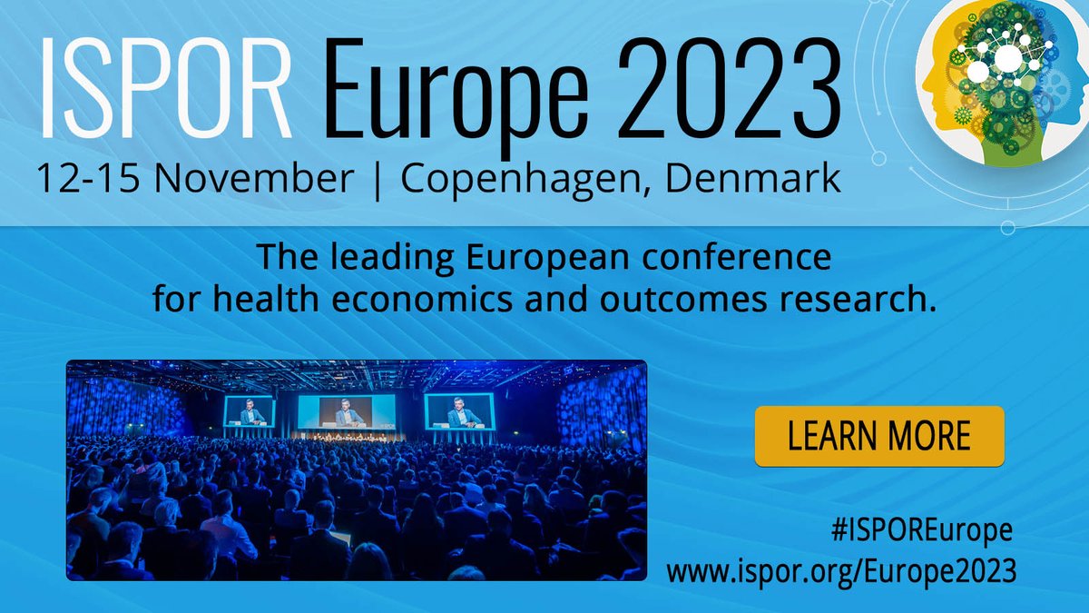 “HEOR at the Nexus of Policy and Science” is the theme of ISPOR Europe 2023, the leading European conference for health economics and outcomes research. Add the Digital Conference Pass for on-demand learning at your leisure. #ISPOREurope #HEOR 👉 ow.ly/uhQG50PYEC8