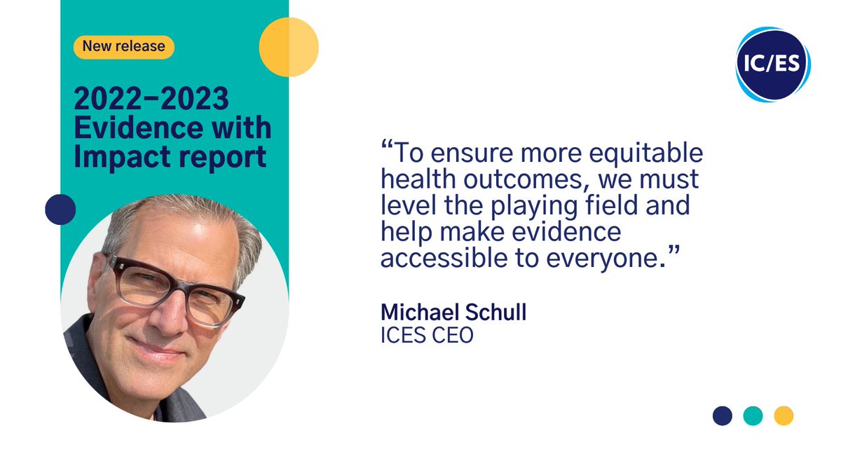 ICESOntario's tweet image. Explore our impact &amp;amp; follow our progress forward, as we continue to carve pathways for public &amp;amp; equity-deserving communities to access research &amp;amp; analytics.  Because trusted data is pivotal to improving healthcare, together. ices.on.ca/accountability… #EvidenceForEveryone