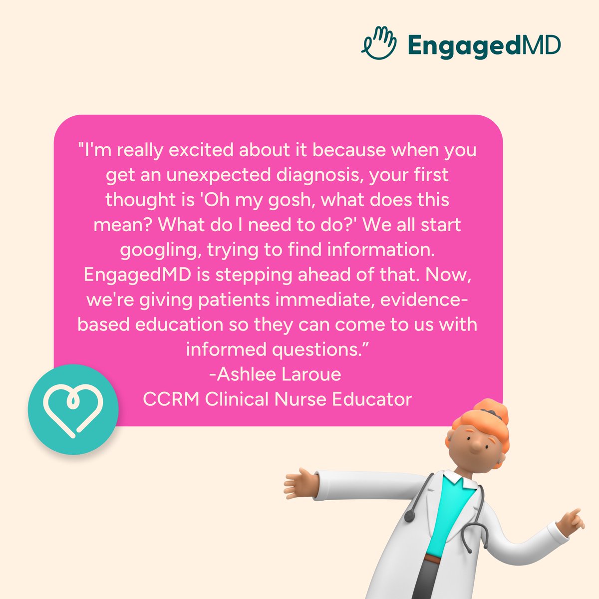 EngagedMD's PCOS and DOR modules offer clinics all new resources for empowering patients and helping them feel prepared for treatment. Register today for an exclusive watch party 
hubs.ly/Q027yq-t0

#EngagedMD #SourcesOfInfertility #PCOS #Infertility #Patient Education
