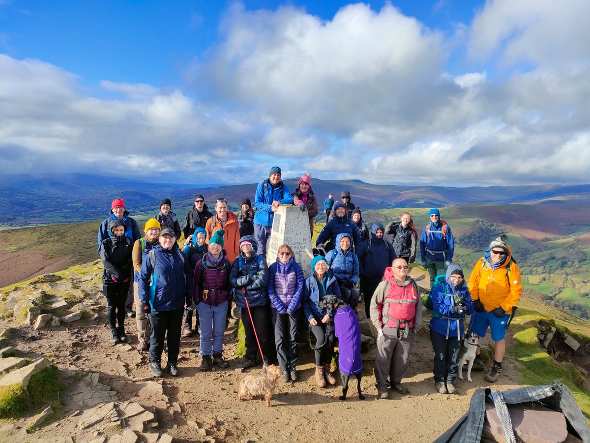 Lovely 8 mile walk up the Sugarloaf yesterday with a great turnout of new and existing members.