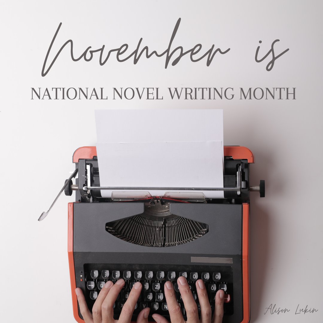 Whether you're a first-time author or have been down the road before, having a supportive online community is essential. What are some of your favorite accounts to follow for inspiration?

#NationalNovelWritingMonth #WritingANovel #Editing #Publishing #WritingTips #AlisonLukin