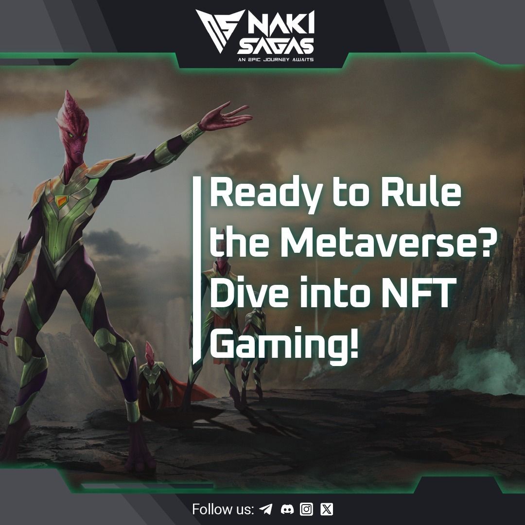 🌌 The Naki Metaverse is your gateway to limitless adventures. Ready to rule the digital kingdom? 

Join us in this realm of excitement and innovation, where you're in charge! 🚀🌠👑  #NakiMetaverse #DigitalKingdom #LimitlessAdventures #RuleIt #crypto #earntoplay