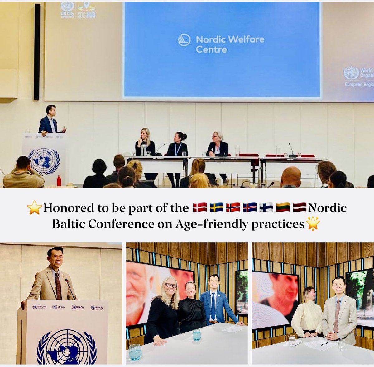 GeroNews's tweet photo. Privileged to learn from Nordic cities 🇸🇪🇳🇴🇮🇸🇫🇮:

♿️ Walker races for active aging
🪑 Chatty benches for social connections
🤝 Generational games for stronger bonds
👂🏻 Engaging older persons in city initiatives

#AgeFriendlyCities #HealthyAgeing
@Nordicwelfare1 @WHO_Europe_HCN https://t.co/2UVkhCUhsH