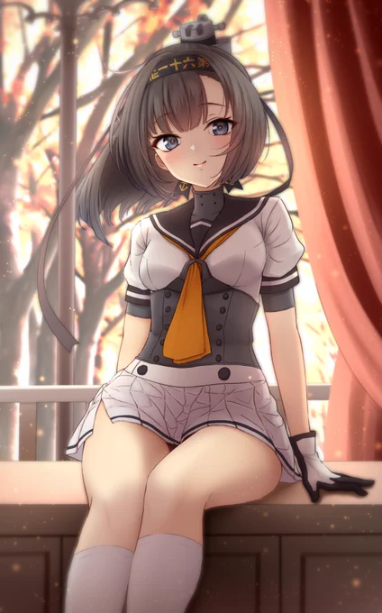 「君と過ごす秋麗」  #艦これ #秋月