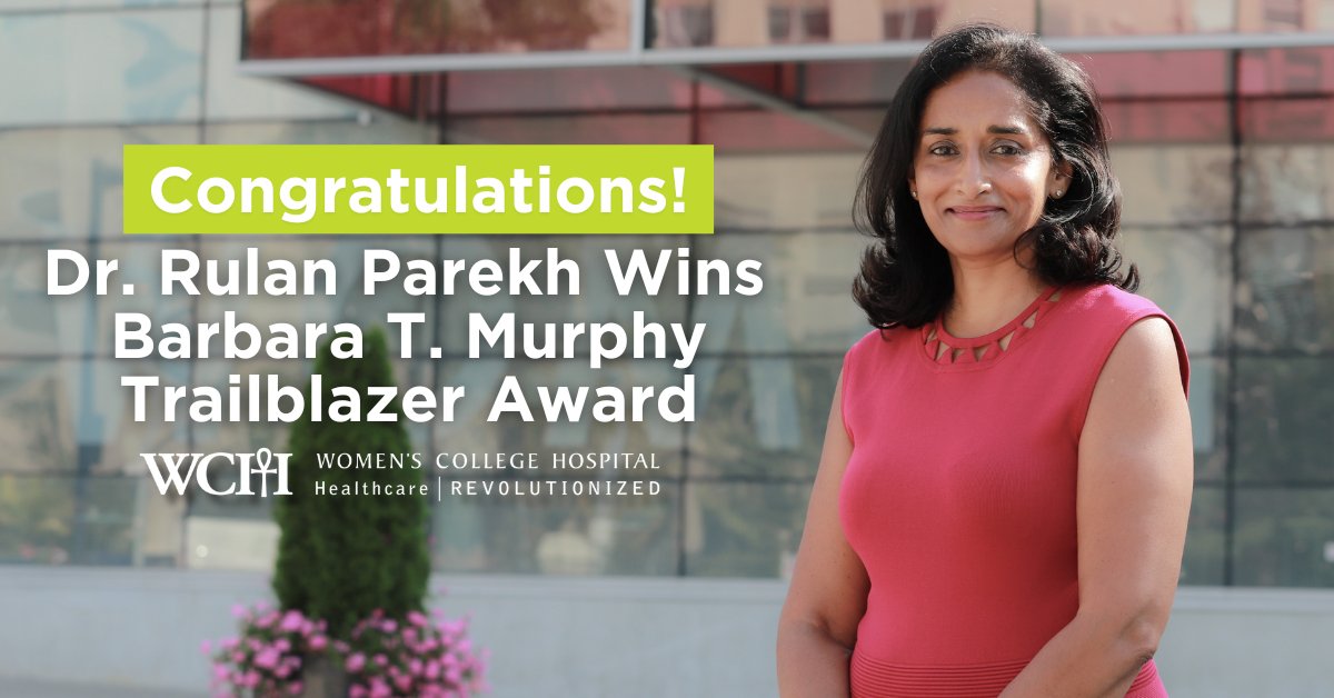 👏👏 Congratulations to @drrulanparekh, Vice President of Academics at WCH, for being honored with the Barbara T. Murphy Award by @ASNKidney. This award recognizes #HealthLeaders who continue to advance the field of #nephrology through innovation and creativity.