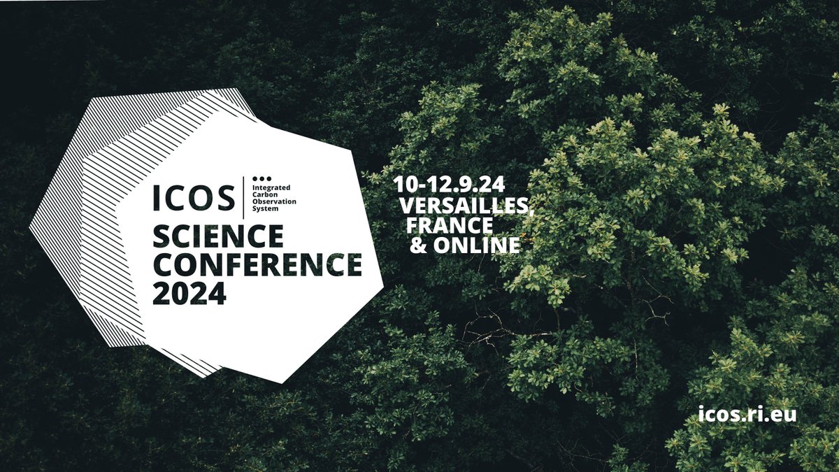 We are excited to announce the call for session proposals for ICOS Science Conference 2024! 

The theme for next year’s conference is “From GHG observations through science to services”.

Deadline is 23/11/23.

Interested in proposing a session? Read more: icos-cp.eu/news-and-event…