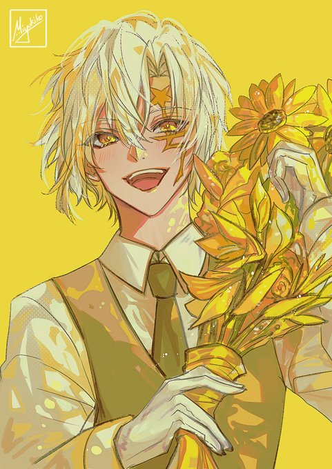 「flower yellow theme」 illustration images(Latest)