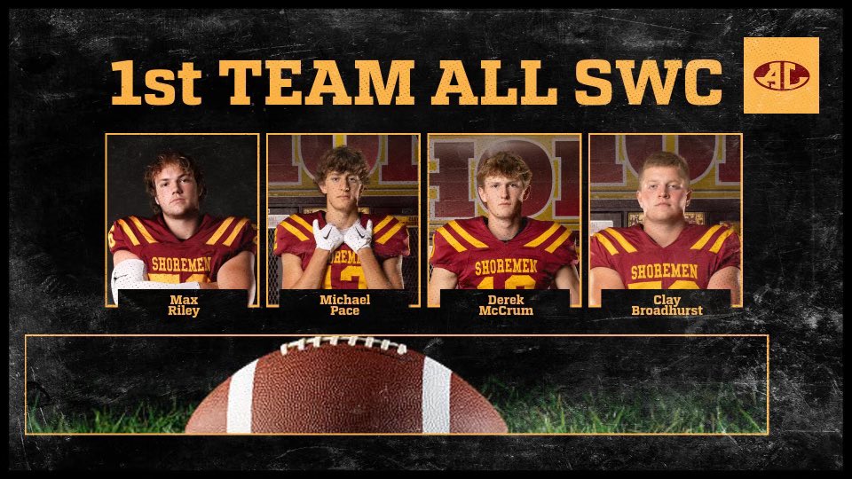 Congrats to our first team All SWC Shoremen #11as1 <a href="/ALFootballClub/">Avon Lake Football ⚓</a> <a href="/bigmax2026/">Maxwell Riley</a> @_MichaelPace <a href="/MccrumDerek/">Derek McCrum</a> <a href="/BroadhurstClay/">Clay Broadhurst</a>