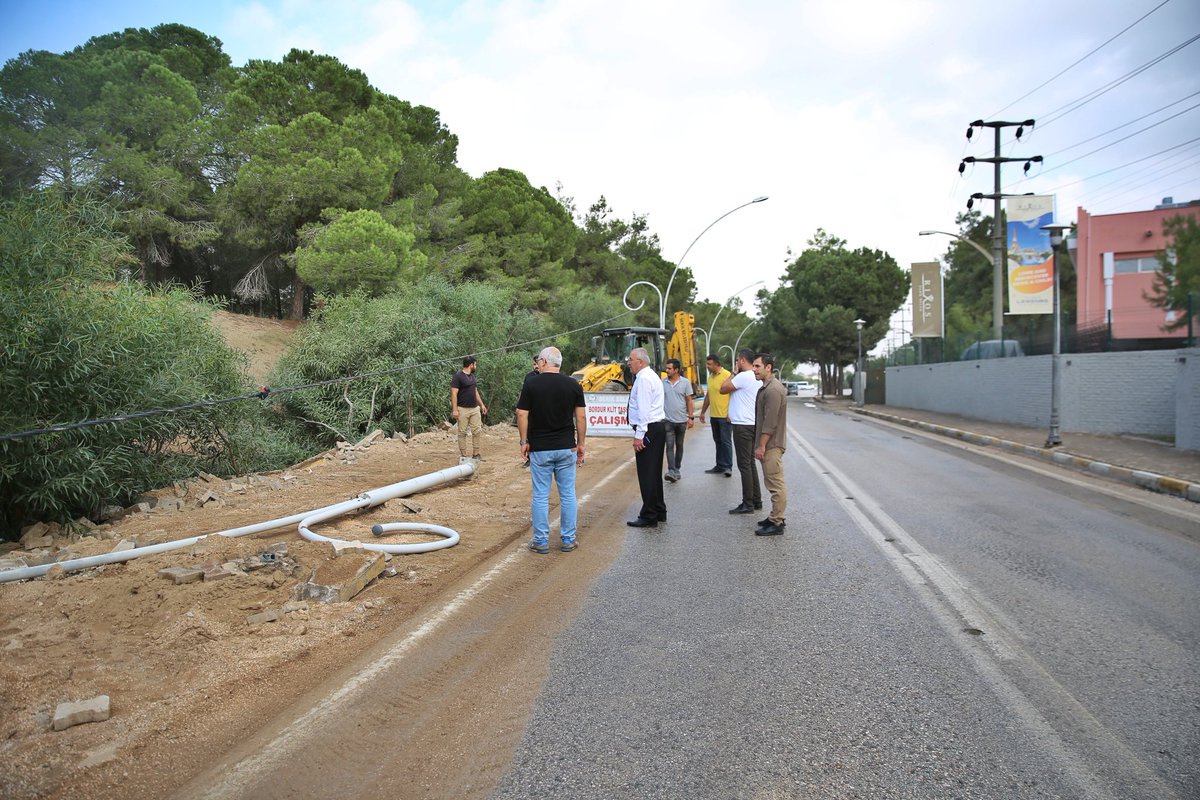 Belek Mahallesi Turban Caddemizi yeniliyoruz. 🚧