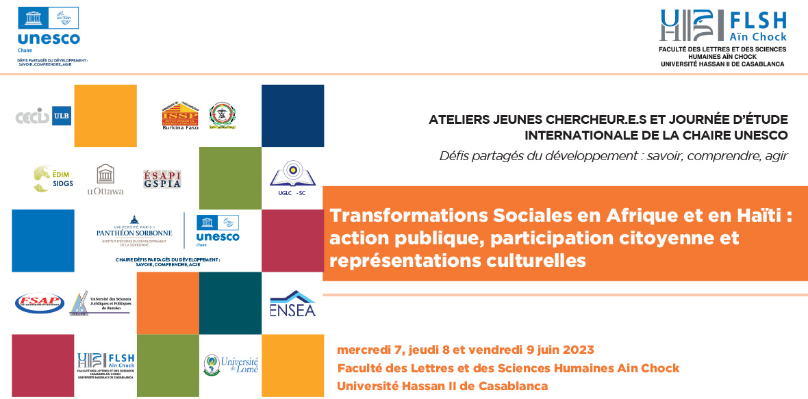 ChaireUnescoDev's tweet photo. Retrouvez la vidéo de notre dernier évènement 2023, Ateliers jeunes chercheurs et Journée d'Etude qui a eu lieu à Casablanca en juin dernier.
https://t.co/v82zATegSL https://t.co/SaHG4QsXYT