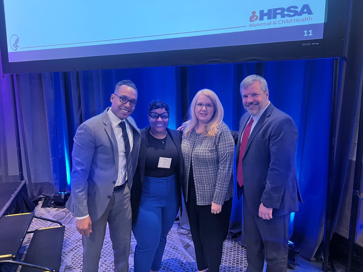 This morning, #HRSA joined state leaders and maternal health champions from across the country, working to improve maternal and infant health and address the maternal mortality crisis. @DC_AMCHP