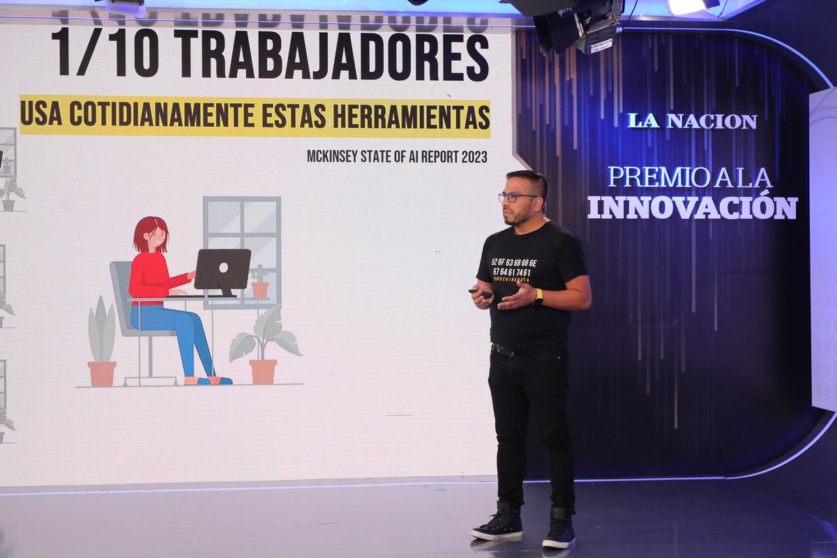 ⚡La importancia de definir tu rol en la revolución de la inteligencia artificial⚡
Gracias <a href="/LANACION/">LA NACION</a> <a href="/josedel_rio/">José del Rio</a> <a href="/carlaquiroga/">Carla Quiroga</a> por la invitación a charlar sobre #IA esta vez, hice una reflexión sobre cómo los humanos utilizamos esta tecnología. 
A veces como usuarios pasivos, a