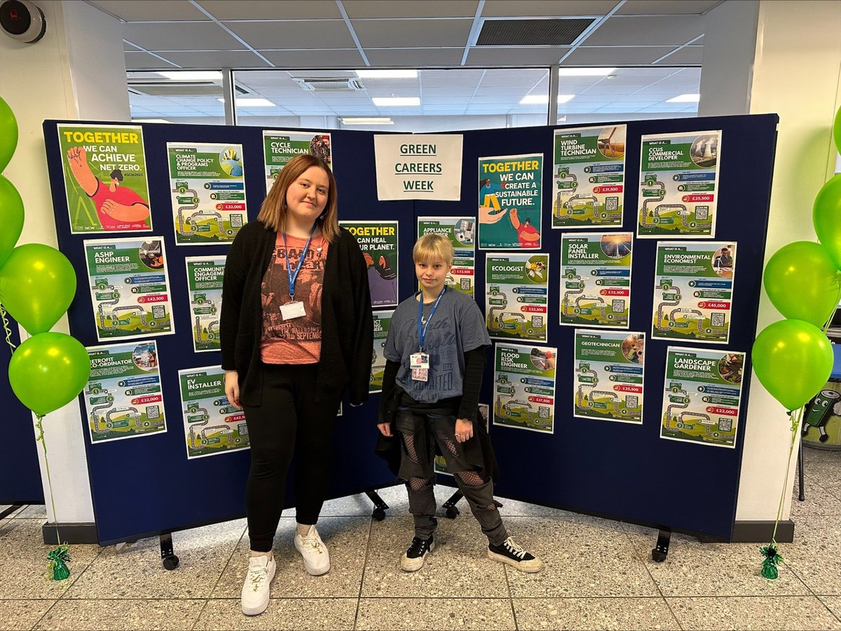 Throughout #GreenCareersWeek we will be highlighting the different types of careers that young people can go into, jobs where protecting the environment is the priority. Check out our Green Careers Week Notice Board to find out more.

#GCW2023 #GreenCareers #DiscoverYourDirection