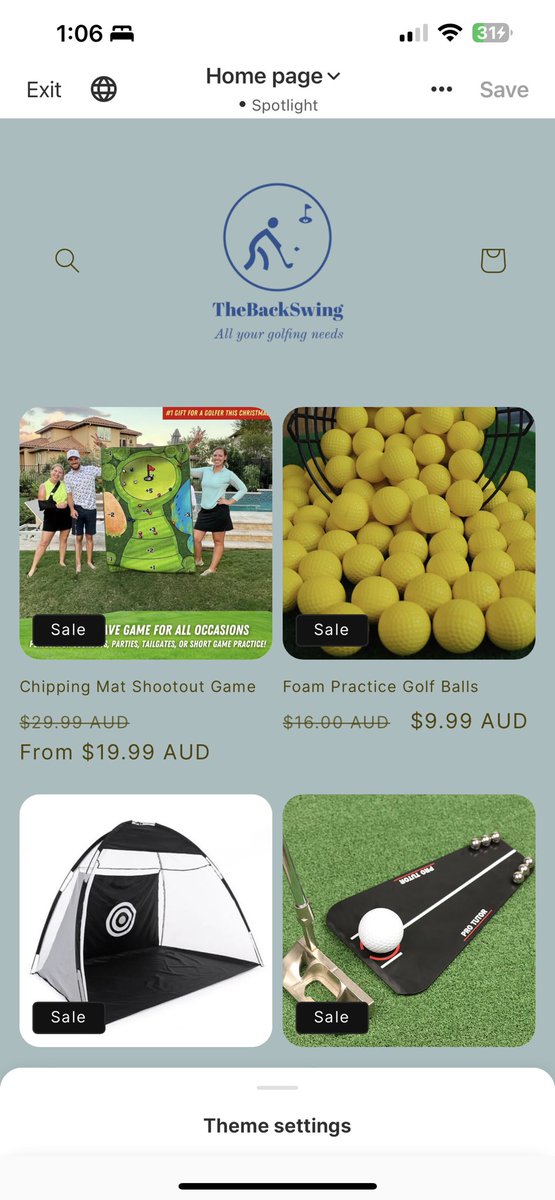 RivalGhost's tweet photo. New site is live! TheBackSwing is here to help connect you with golf accessories to improve your game in the comfort of your own home! I’ll drop a link in the comments section https://t.co/HXQwJ1Z7PC