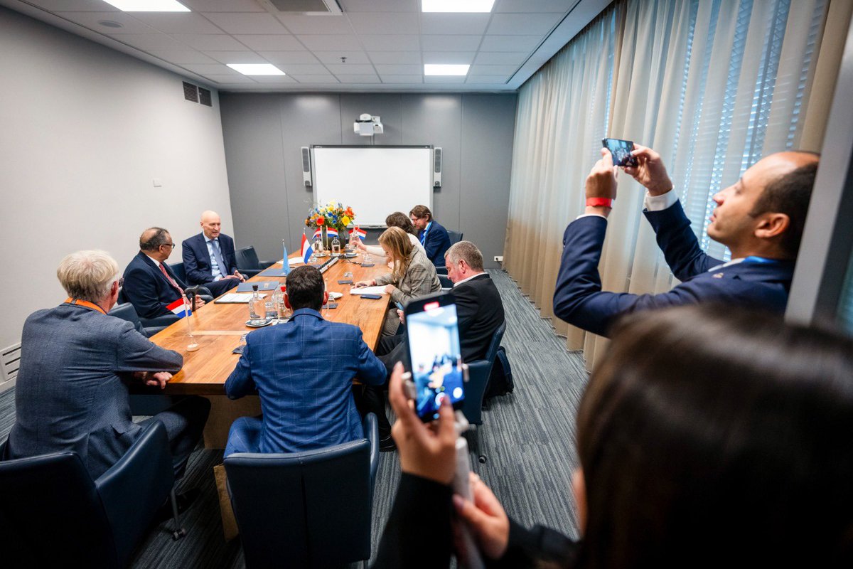 Tedros Adhanom Ghebreyesus (@drtedros) on Twitter photo Amid increasingly complex and connected threats, from pandemics and climate change to conflicts, the #Netherlands remains an essential supporter of <a href="/WHO/">World Health Organization (WHO)</a> and global public health.
I was pleased to sign today a new partnership agreement with @MinisterVWS Kuipers in support of Amid increasingly complex and connected threats, from pandemics and climate change to conflicts, the #Netherlands remains an essential supporter of <a href="/WHO/">World Health Organization (WHO)</a> and global public health.
I was pleased to sign today a new partnership agreement with @MinisterVWS Kuipers in support of