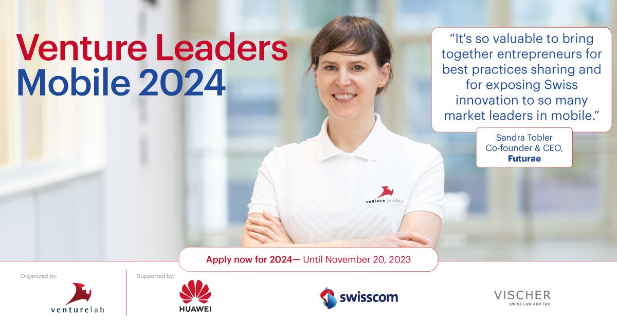 Entrepreneurs - do you want to meet the market leaders in mobile? Follow the success of founders like Sandra Tobler of Futurae Technologies AG - save your chance to join the Venture Leaders Mobile 2024 to MWC Barcelona! Apply by Nov, 20: venturelab.swiss/index.cfm?page… #VLeadersMobile