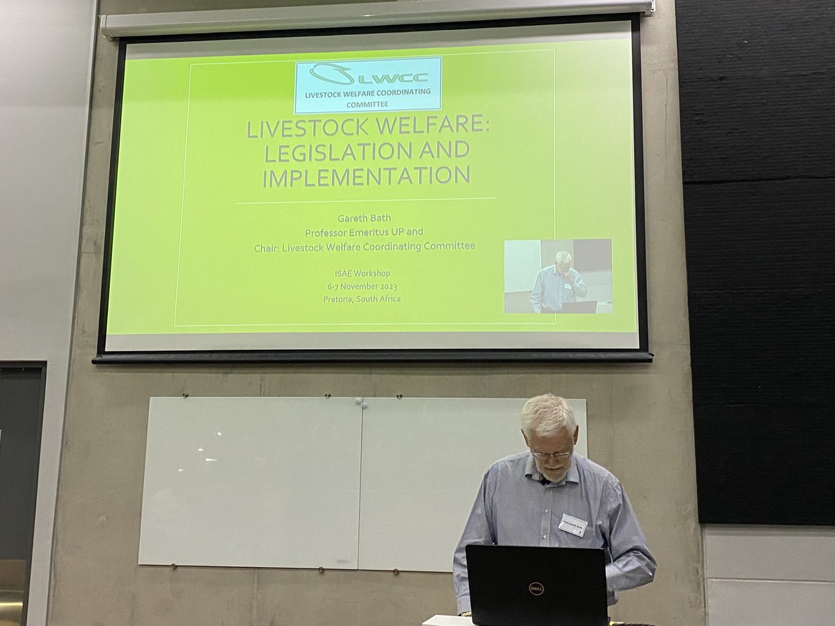“Livestock welfare is not a destination it’s a journey” Prof Gareth Bath, SADC animal welfare workshop supported by ⁦<a href="/appliedethology/">ISAE</a>⁩
