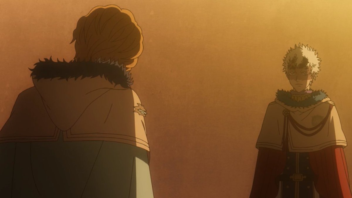 สองเท้าย่างก้าวเข้ามาภายในฐานทัพหน่วยรุ่งอรุณสีทอง

ก่อนจะหยุดลงที่ประตูตรงหน้าและพบกับใครบางคนที่ยืนรออยู่

❝ ผม... ❞

แลงกริสนิ่งไปชั่วขณะ

❝ กลับมาแล้วครับ ❞