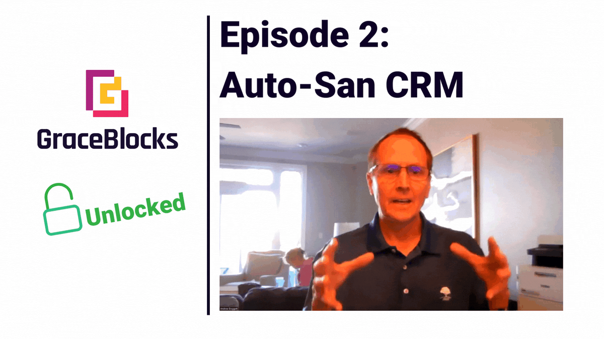 🚀 Episode 2 of "GraceBlocks Unlocked" is live! Join us as we share auto-san.com's CRM transformation journey. Discover the game-changing features they used and be inspired to elevate your CRM game too. Watch it now: graceblocks.com/post/gracebloc…  #CRM #DigitalTransformation