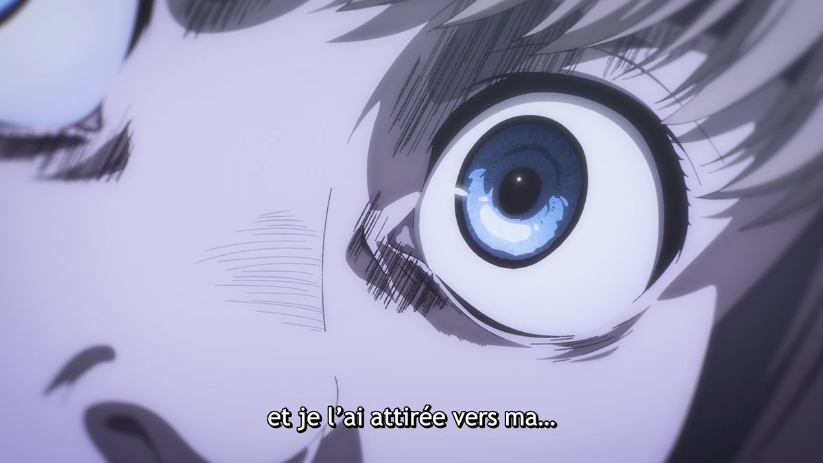 rayhackerman's tweet photo. C'est passé rapidement, mais c'est quasiment la plus grosse dinguerie de l'épisode d'SNK

Eren est donc à l'origine de tout, de sa haine, de sa motivation et même de l'œuvre https://t.co/h08DaKmGwv