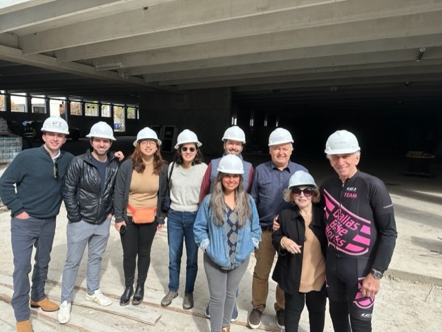 HarvardDallas's tweet photo. It was a great time at the hardhat walk-through of Belt &amp; Main! Big thanks to Paris Rutherford for coordinating the event! https://t.co/I83Q0X72kb