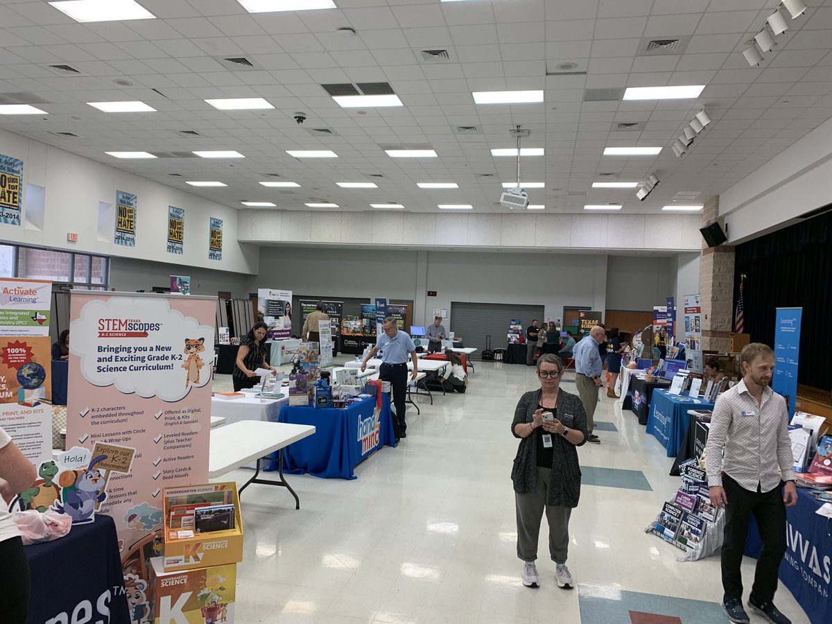 K-12 Publisher Showcase is happening at CIC today. Stop by and meet the publishers anytime today.