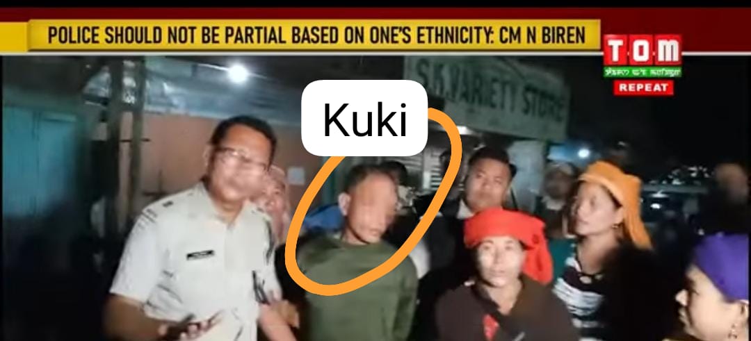 rk_ichanthoi's tweet photo. #Meitei community have shown humanity by saving #Kuki people and handing over to police.that’s why Kuki community should also save these two innocent meitei kids if some humanity is left among your community @NBirenSingh @timesofindia @IndiaTodayNE @NortheastToday @KipgenNemcha https://t.co/nja6M7pANf