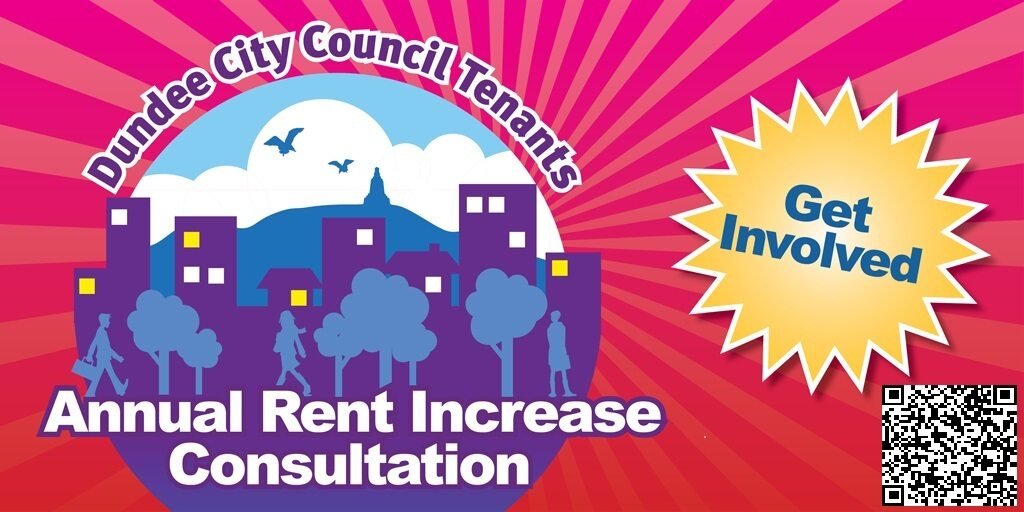 The Rent Consultation is now LIVE until Dec 22nd, 2023.

Get Involved &amp; Have Your Say!

Click the links for the survey &amp; more info.

Survey - surveymonkey.co.uk/r/MCRC-2024-25

More Info - dundeecity.gov.uk/rent-consultat…