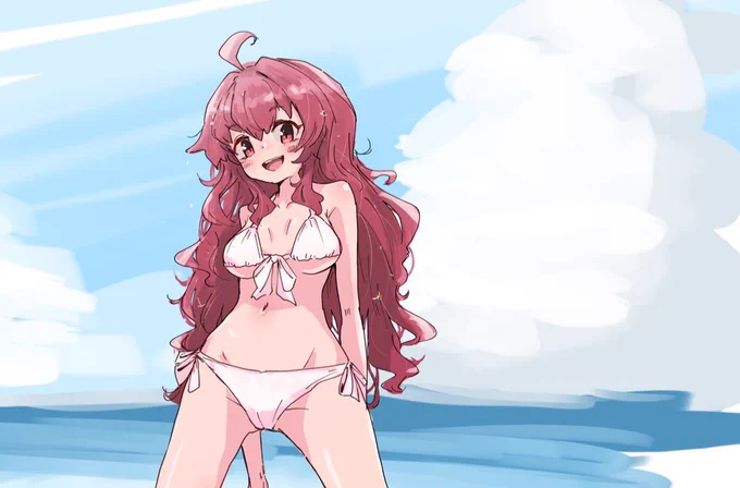 ドリャア #意味不明に暑いので水着絵を投げる祭