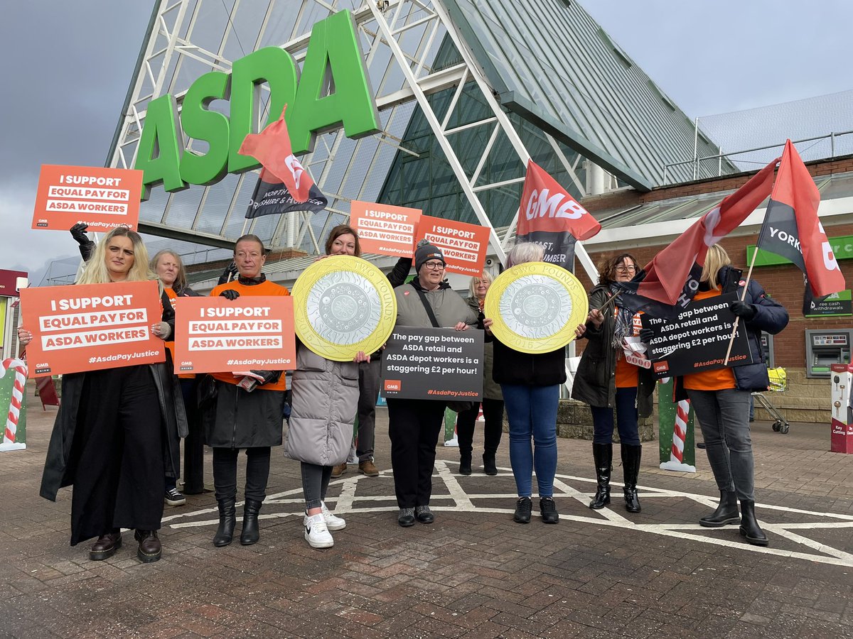 Asda pays its mainly women retail workers £2ph less than their mainly male warehouse workers. 

This means the shop staff are now working for free for the rest of the year. 

This must change <a href="/asda/">Asda</a>