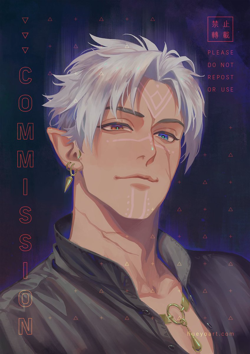 hueyoart's tweet image. #commission for Mars and Rane. The characters from the commissioners. Thank you!