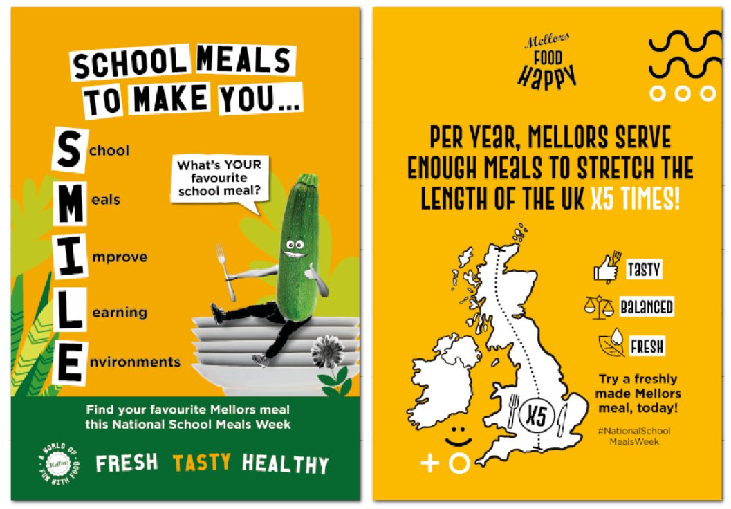 Happy 30th birthday #NationalSchoolMealsWeek! It's so important to recognise the integral role that a balanced & nutritious school meal plays within a student learning journey. We strive to deliver tasty, fresh and delicious Mellors magic now & for the next 30 years! @LACA_UK