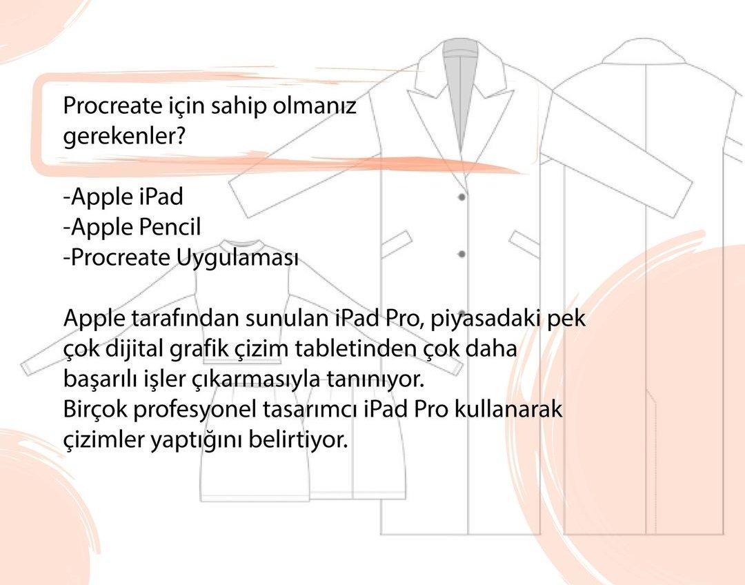 Dijital Ortamda Koleksiyon Hazırlama Programı - Procreate 19 Kasım'da başlıyor.