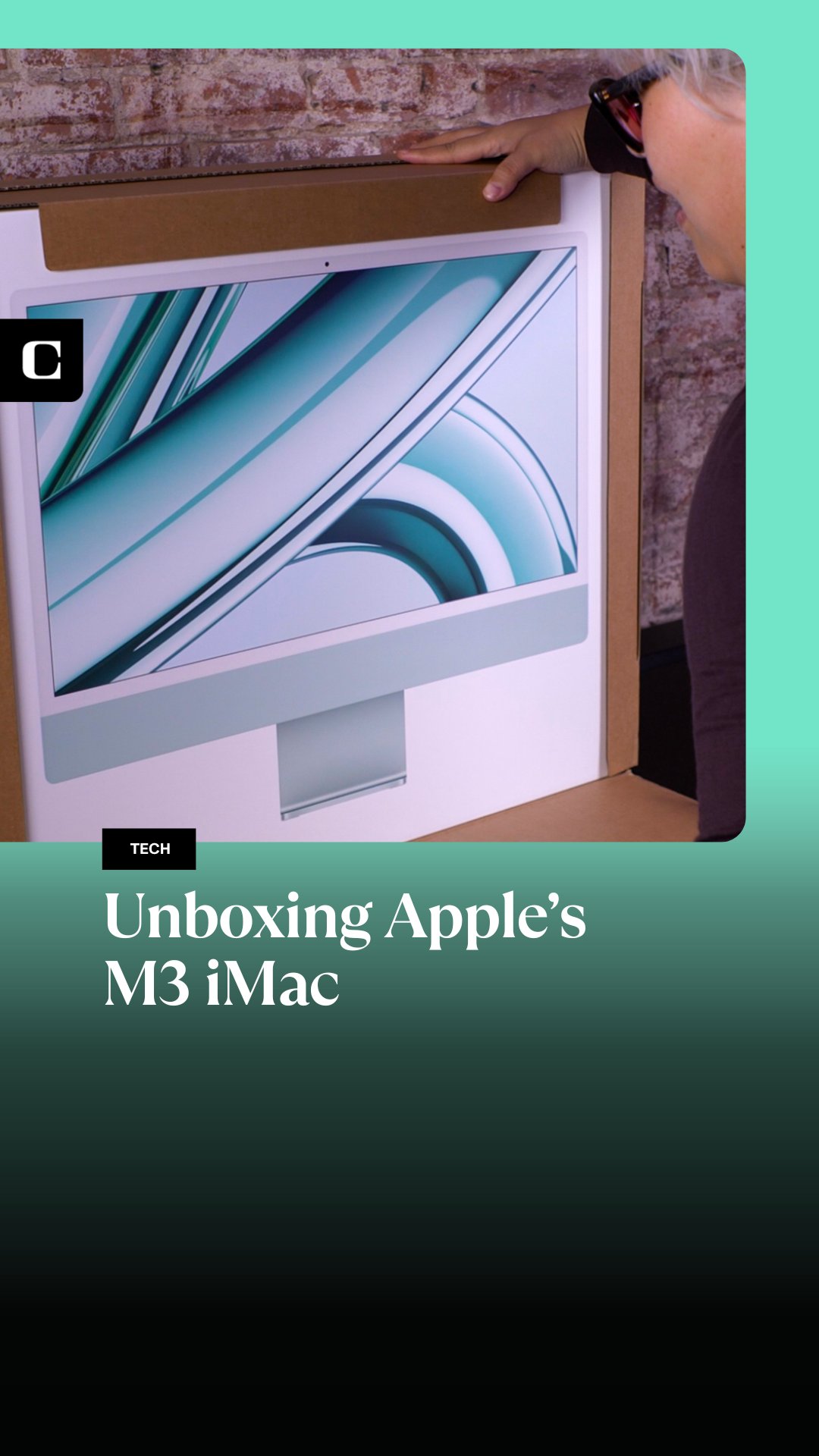 CNET on X: Let's unbox Apple's M3 iMac in green and see what's inside.   / X