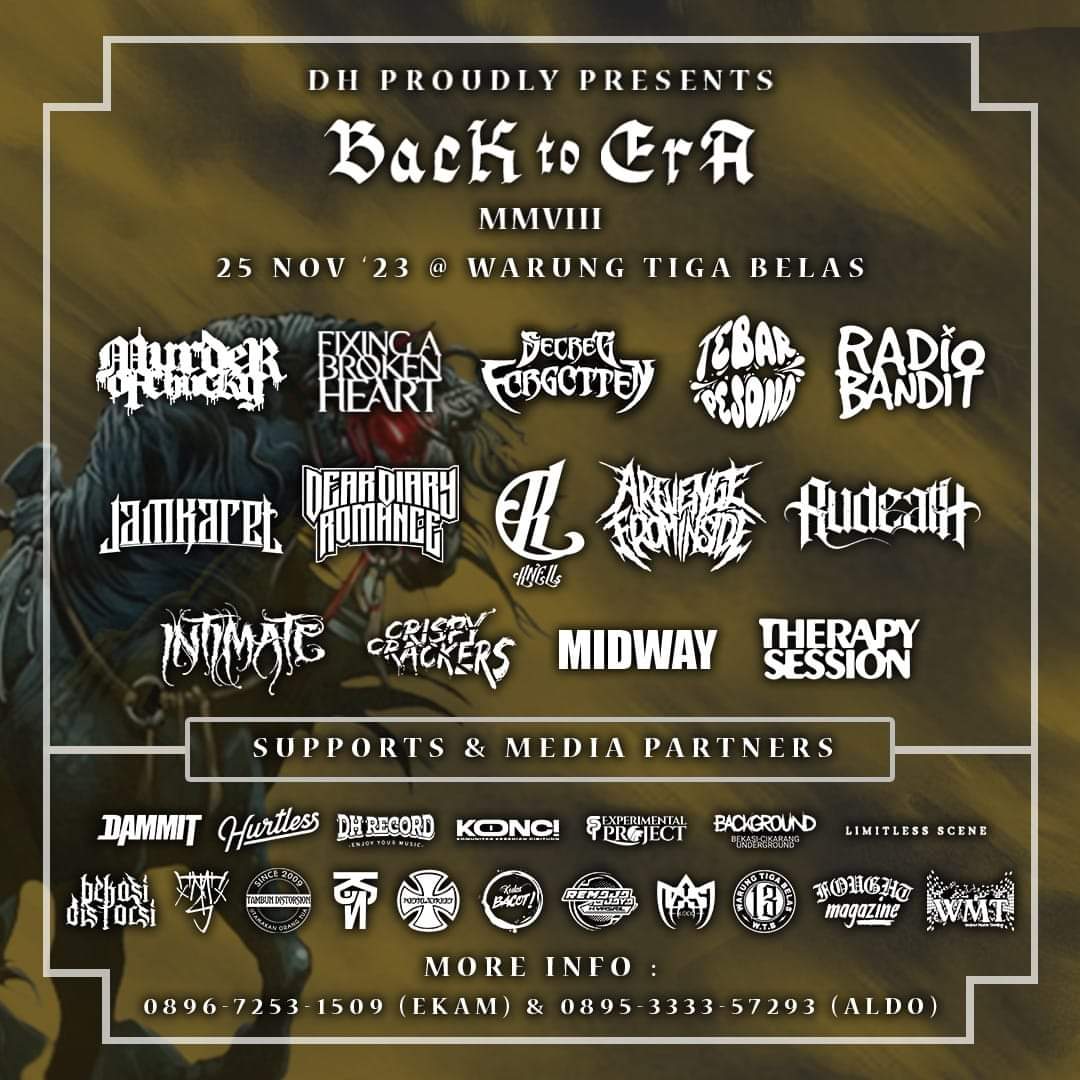 Catat tanggalnya !
Bawa energi kalian untuk bersenang-senang bersama.
See u WTB