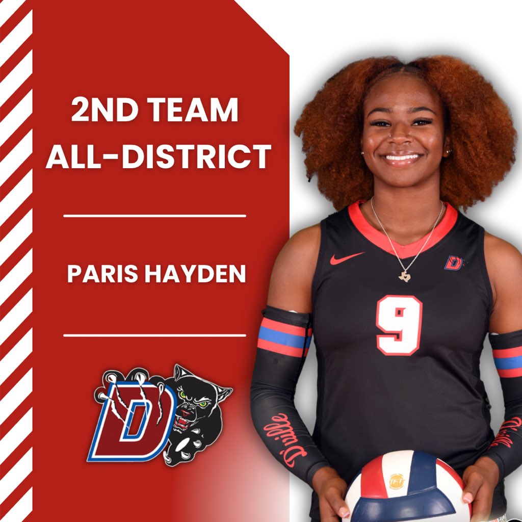 DHS_Vball's tweet photo. Congratulations Paris Hayden and Allie Rushing for being selected for 2nd team all-district🎉💙❤️ https://t.co/ak9PhtoJYE