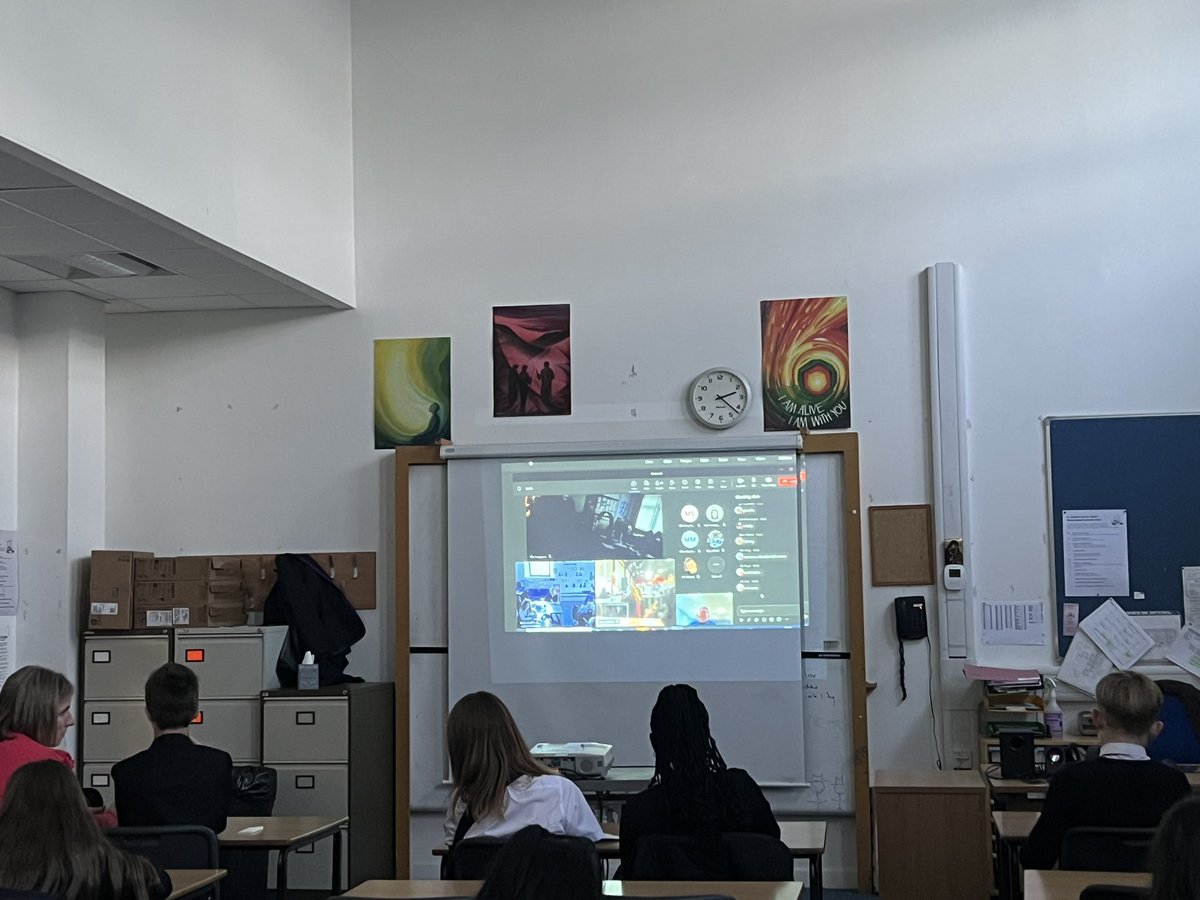 MissSHowie's tweet photo. S2 class enjoying the games design 👾 live lesson thanks to @DigiLearnScot @DigiSkillsEd @SASB_Comp #CSScotland https://t.co/RopWbG9qCK