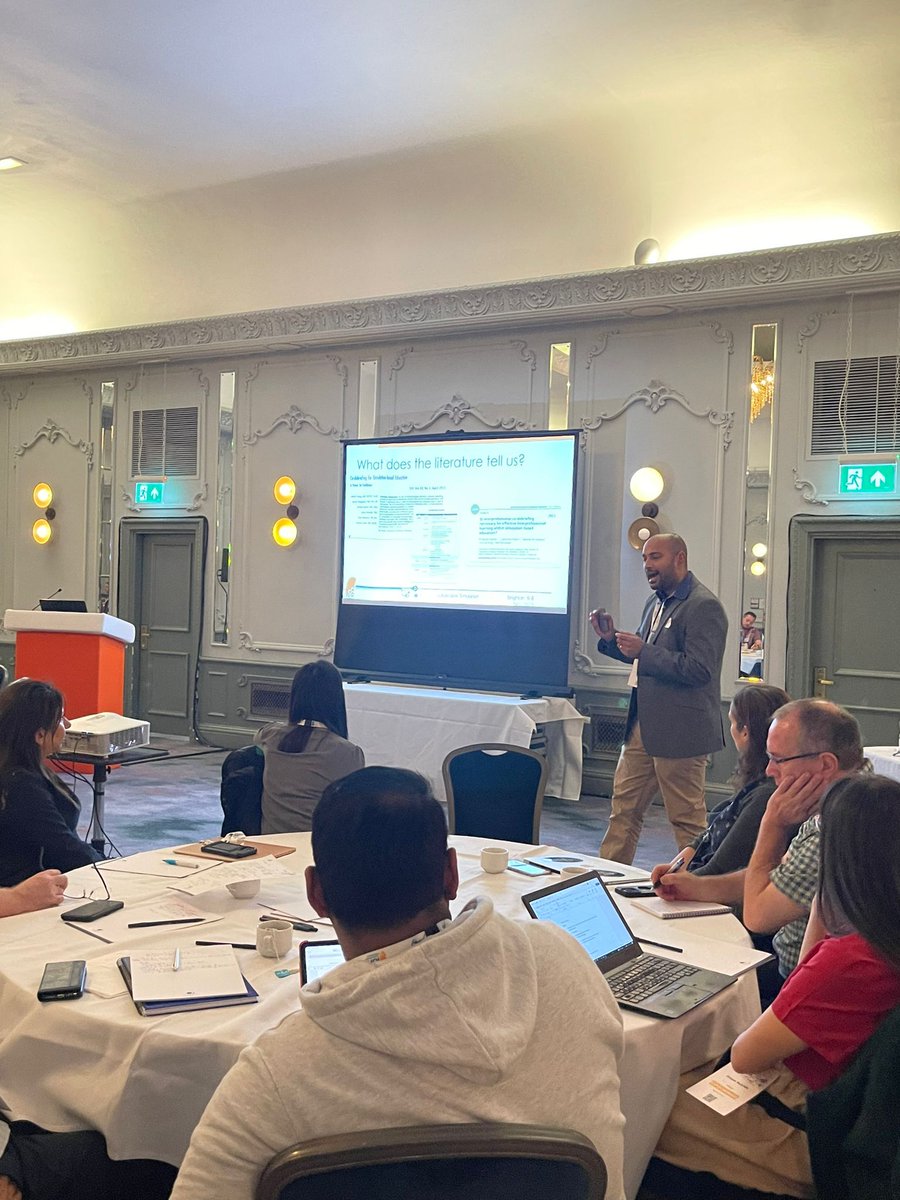 ASPiHUK's tweet photo. Pre-conference workshops are underway! DC the limited evidence base of co-debriefing #difficultdebrief #aspih2023 @kumar916_kumar @milliecolette @dolmo76 @gabereedy @HUfH_DrBeth @libbylilias ๐คฉ https://t.co/CZDLx5QJju