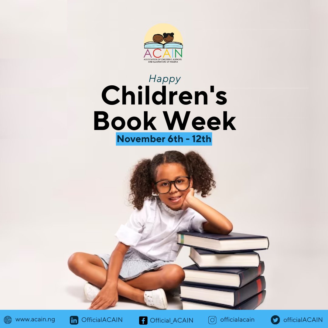 It's World Children's Book week!!
It's going to be a week full of activities for us here at @officialacain🥳🥳

Keep your eyes glued on us this week!!

#bookclub #books #childrensbookclub
#childrensbooks