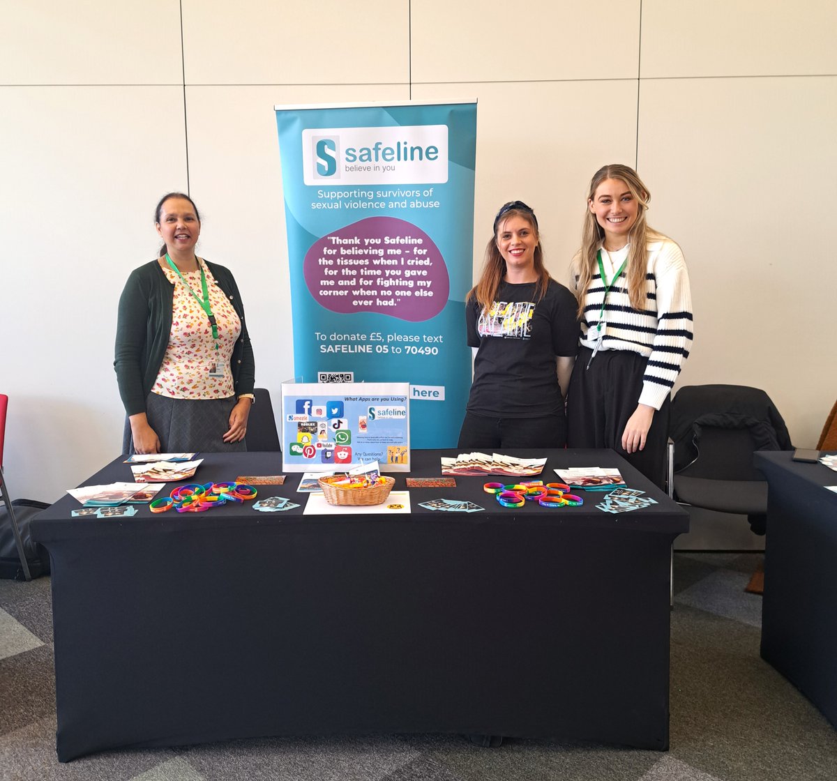 🌟 Safeline Stands with Tomorrow's Voices! 🗣️ On 04/11/2023, we joined the Warwickshire Youth Conference - Voices of Tomorrow. Privileged to engage with young minds and agencies, we're spreading the word about Safeline and our support for a safer world. 💙🌍 #VoicesOfTomorrow