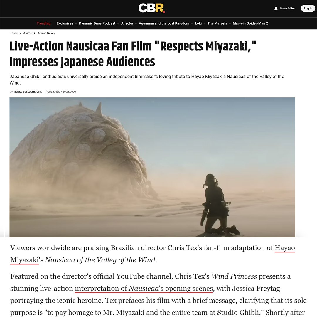 Here are some REVIEWS about our film!!!
I'm very happy with the positive impact of our work.
Follow the links:
rb.gy/u23pt1 - CBR
rb.gy/mkfutl - Hocmarketing
rb.gy/jrr0i0 - Nextshark
t.ly/VSOvu - IMDB