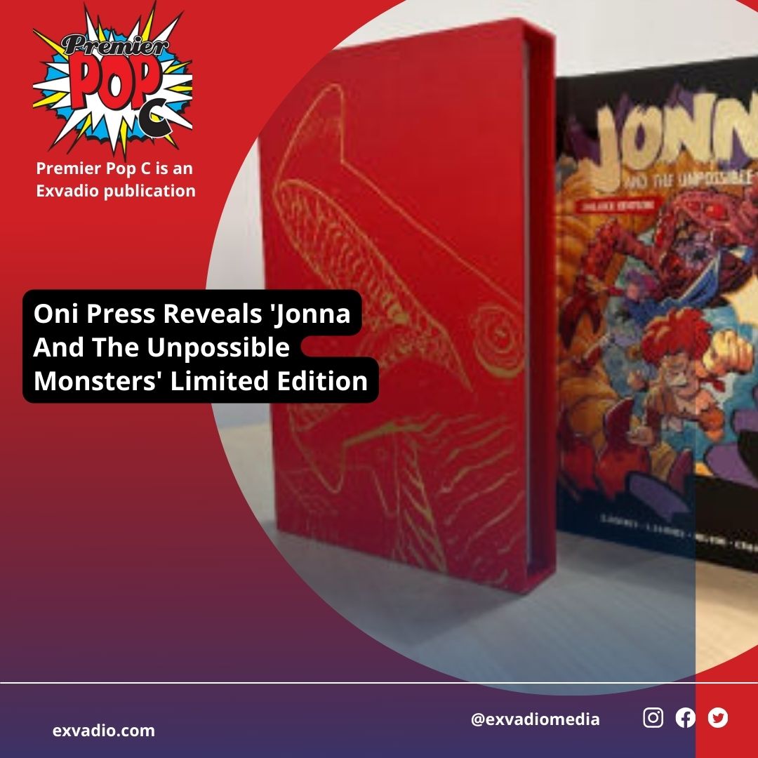 ExvadioMedia's tweet photo. Oni Press Reveals 'Jonna And The Unpossible Monsters' Limited Edition
https://t.co/tAEhWKAfaD
#OniPress #comics #comicbooks #jonnaandtheunpossiblemonster #ChrisSamnee #LauraSamnee https://t.co/AYMmWbi339