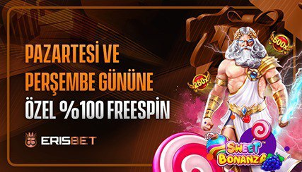 💥ERİSBET İLE PAZARTESİ VE PERŞEMBE GÜNÜ YATIRIMINIZA ÖZEL %100 FREESPİN!💥

🏆Bu Promosyondan Pazartesi ve Perşembe günü minimum 100 TL yatırım yapan üyeler %100 olarak faydalanabilir.🏆

🍀Güncel giriş adresimiz ve tüm sosyal medya hesaplarımız için. 👇

taplink.cc/eris.sosyall
