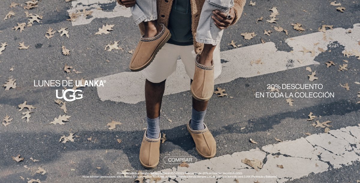 ⚡​ SOLO HOY ⚡​

Combate el frío de la forma más estilosa con el calzado que siempre está en tendencia ❄️​☃️​

Solo hoy 20% en artículos de Ugg en <a href="/ulankaonline/">ulanka</a> 🛍️​

Promo disponible en As Termas ❤️