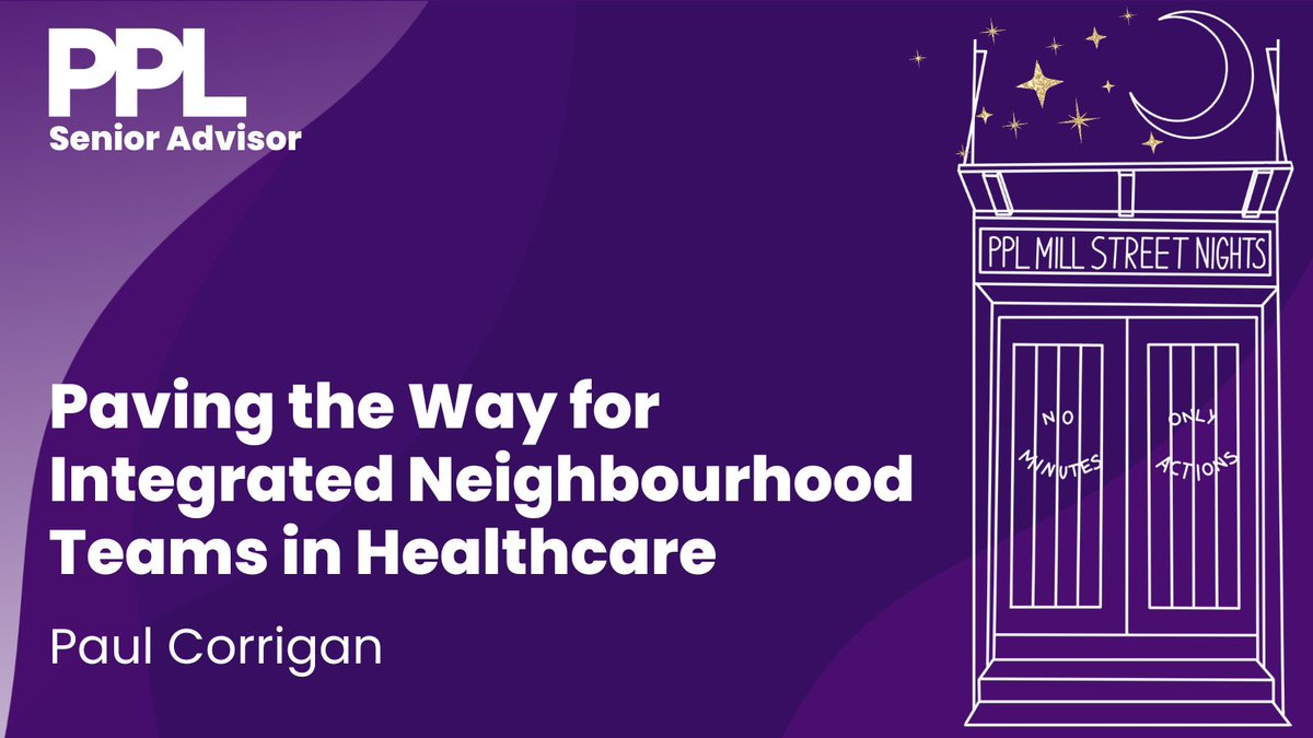 Our #PPLMillStreetNights program fosters informal gatherings, guided by Mill Street Rules: 🚫No minutes 🤝Just agreed actions This time, Professor @Paul_Corrigan provoked insights on #neighbourhood challenges. ✨Read his blog for more inspiration: ppl.org.uk/news/2023/11/0… #INTs